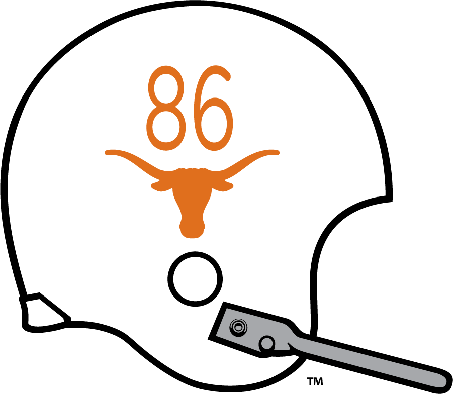 Texas Longhorns 1961-1966 Helmet Logo diy DTF decal sticker